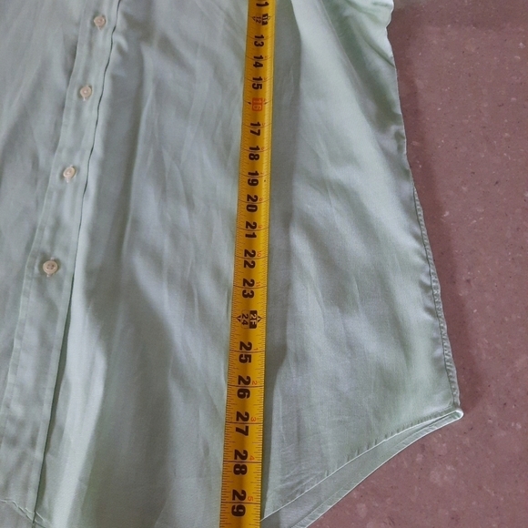Ralph Lauren Blue Label Green Long Sleeve Button Down Shirt Sz 16.5/ L - Picture 6 of 11